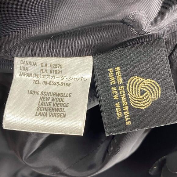 ESCADA 100% Wool Black Jacket Flowy Skirt Coordinates Suit Separates Set - Picture 3 of 10